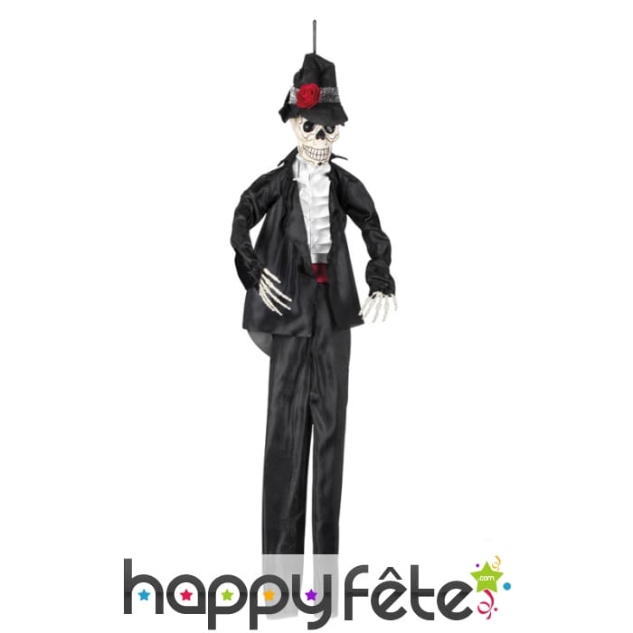 Squelette marié jour des morts à suspendre