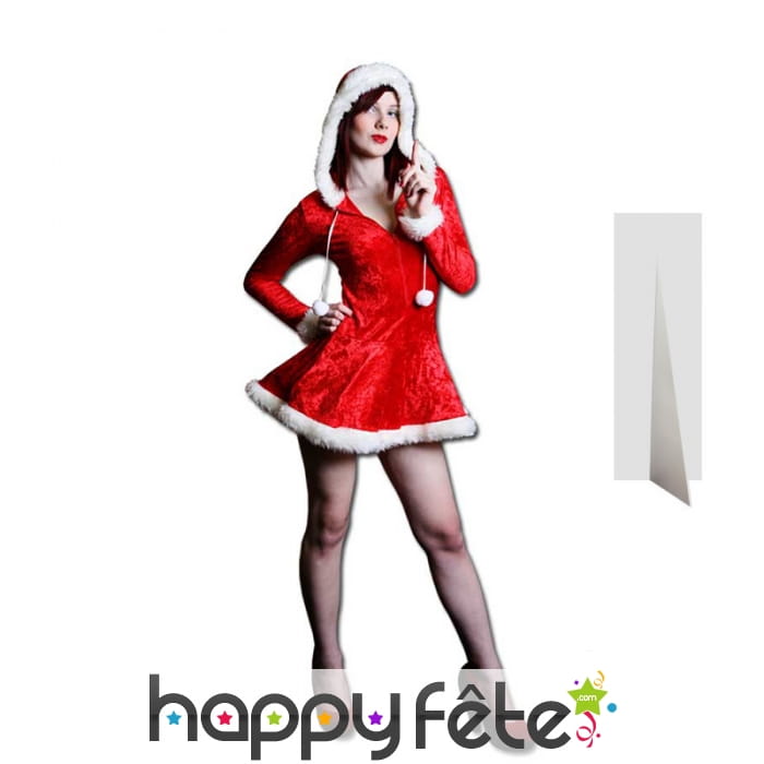 Silhouette Maman Noël en carton plat