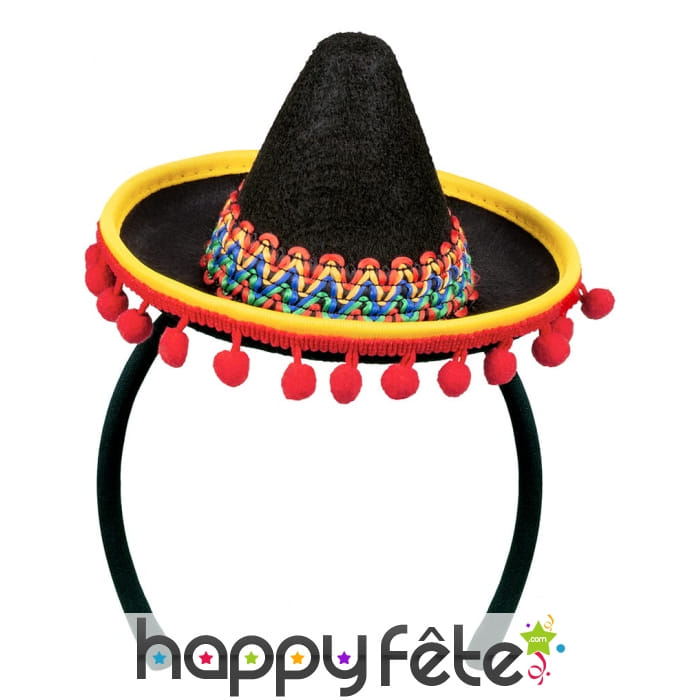 Sombrero mexicain sur serre tête