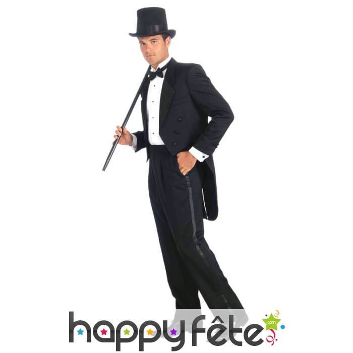 Smoking noir années 20 de gentleman