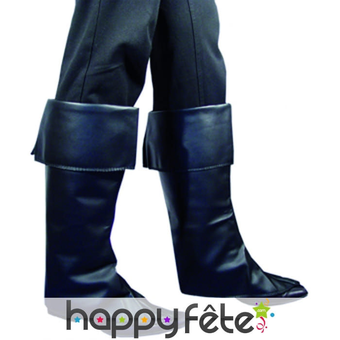 Surbottes noires en vinyle