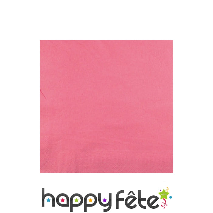 Serviettes ouate rose poudre