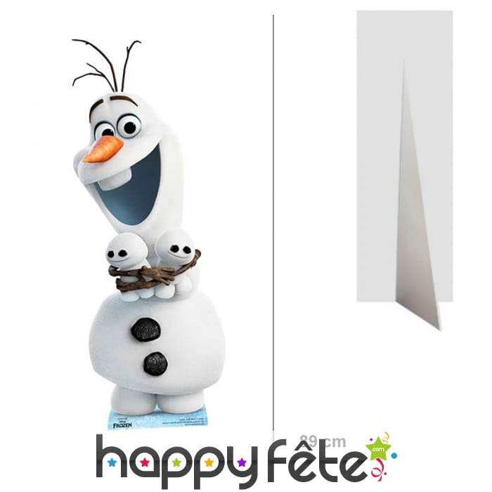 Silhouette Olaf taille réelle, La reine des neiges