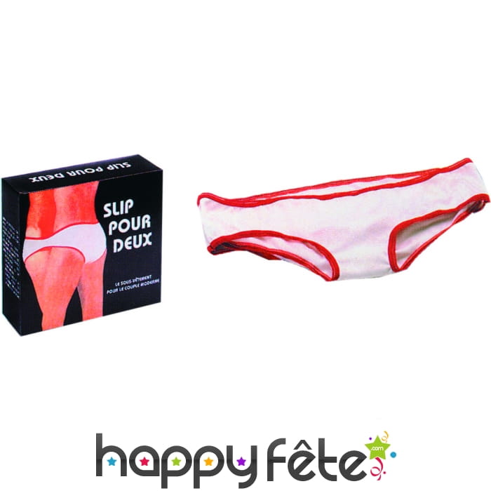 Slip pour 2personnes