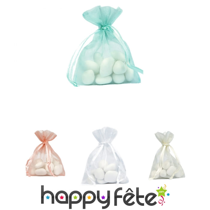 Sachet pour dragées en Organdi
