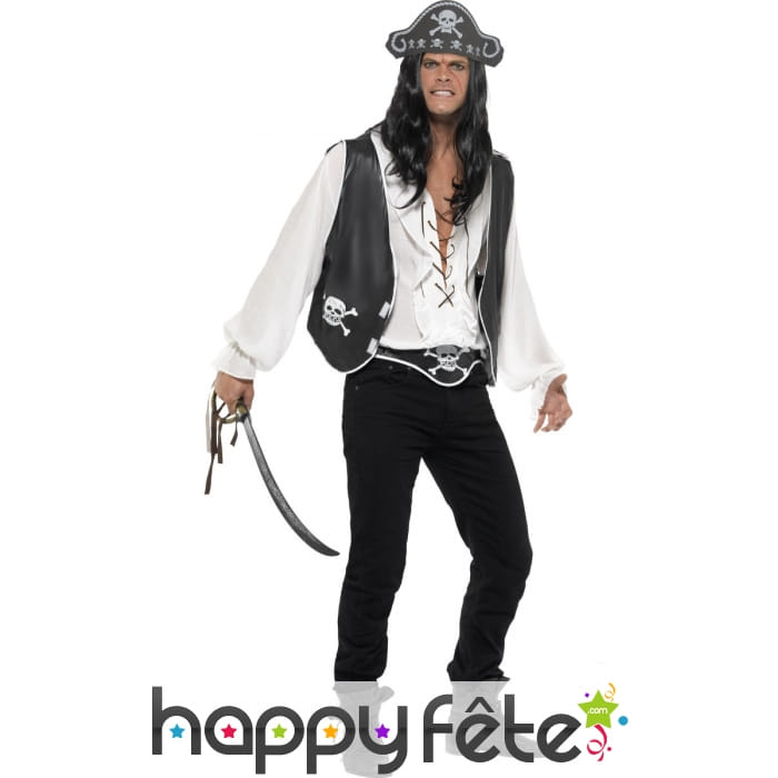 Set pirate noir et blanc