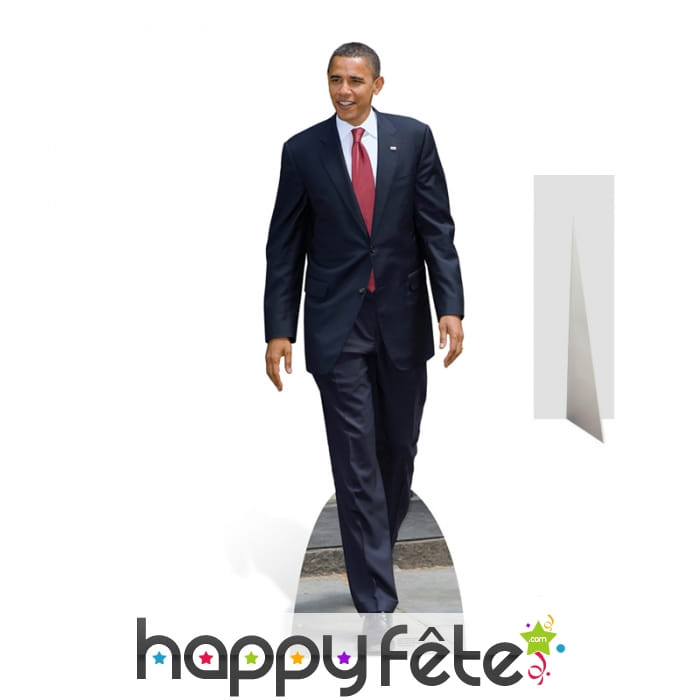 Silhouette président Obama carton taille réelle