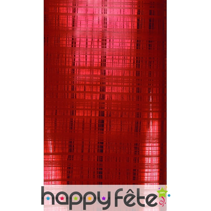 Sac polypropylène rouge argenté 35 x 50 cm