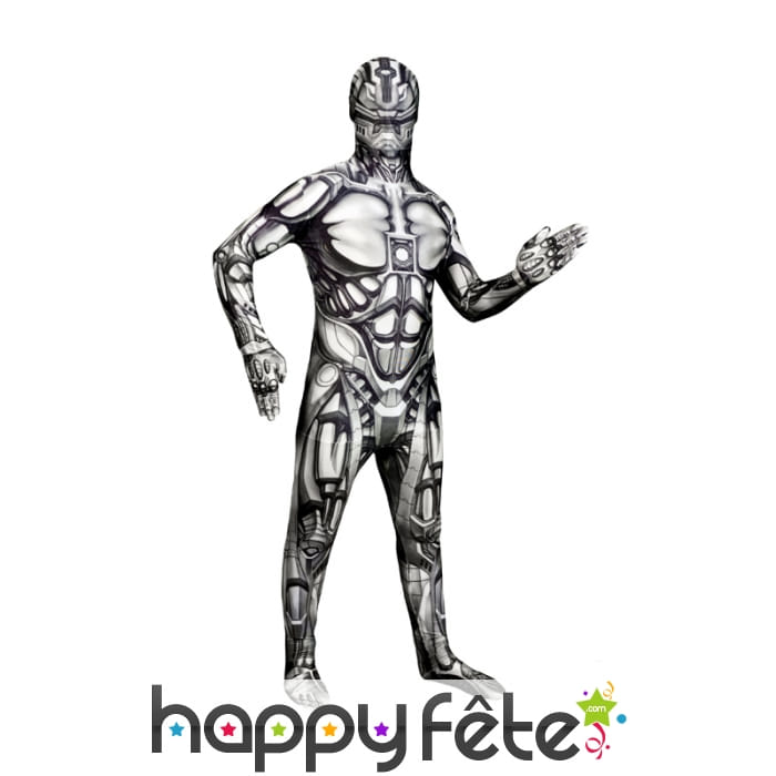 Seconde peau robot cyborg enfant