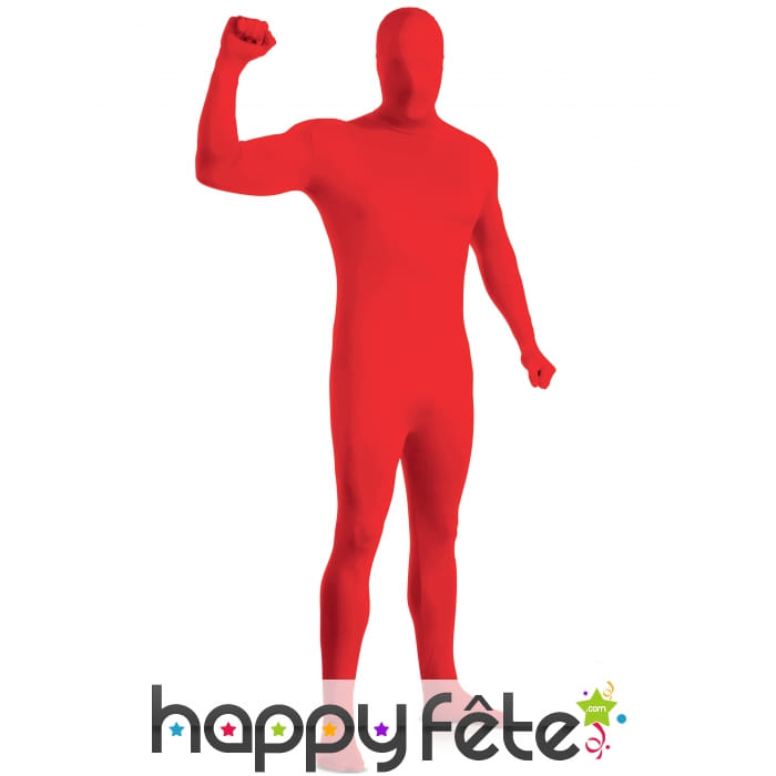 Seconde peau rouge pour adulte