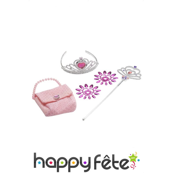 Set princesse rose fille