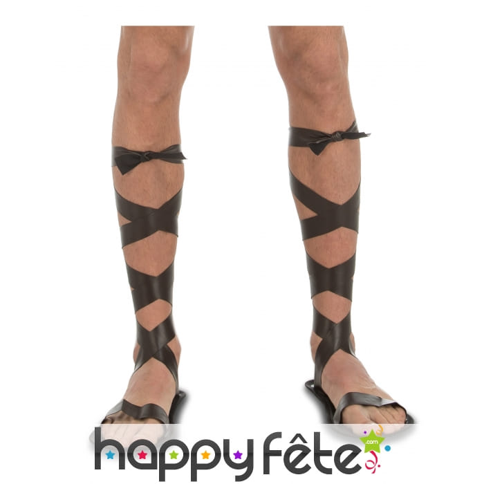 Sandales romaines à lanières pour homme