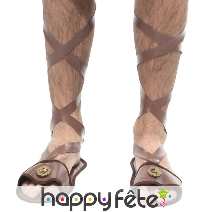 Sandales romaines à lanières