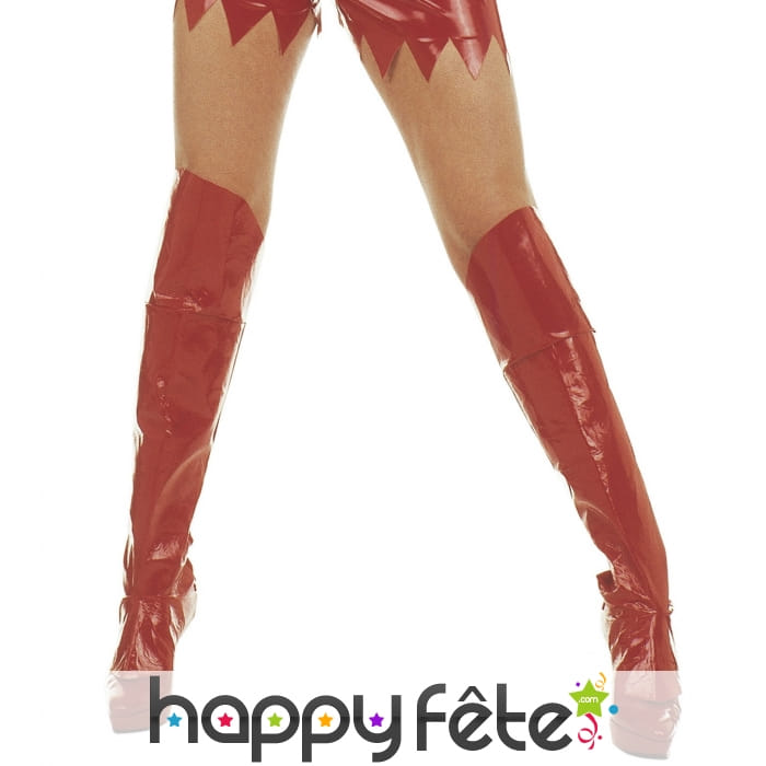 Surbottes rouges laquees