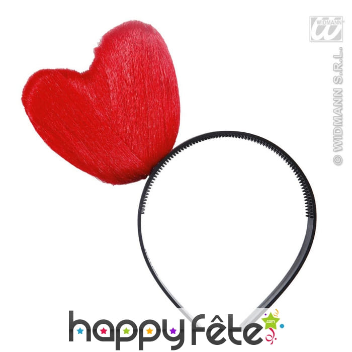 Serre tète avec coeur rouge