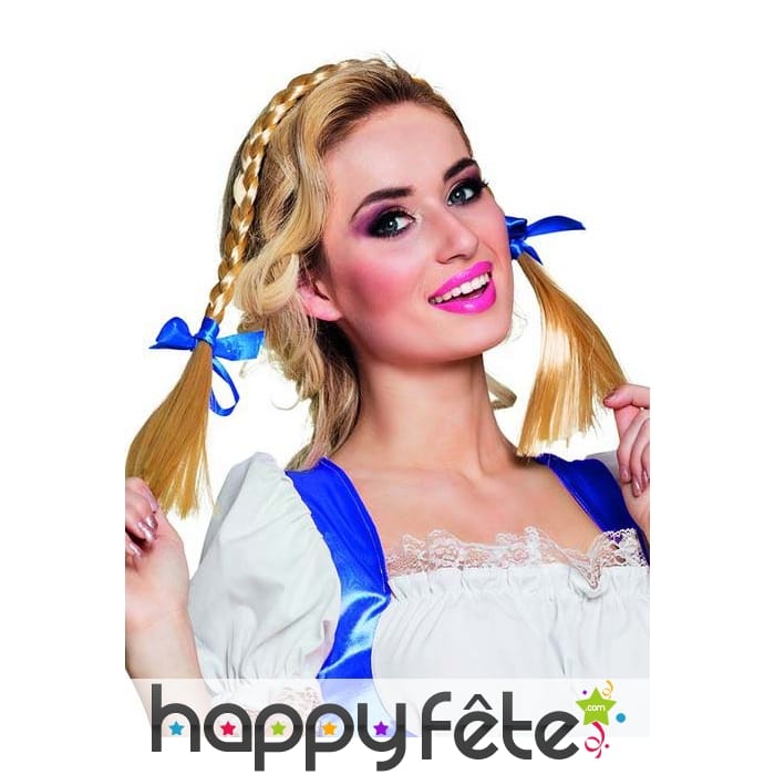 Serre tête avec nattes de bavaroise