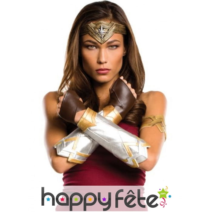 Serre-tête, brassard et gantelets Wonder Woman
