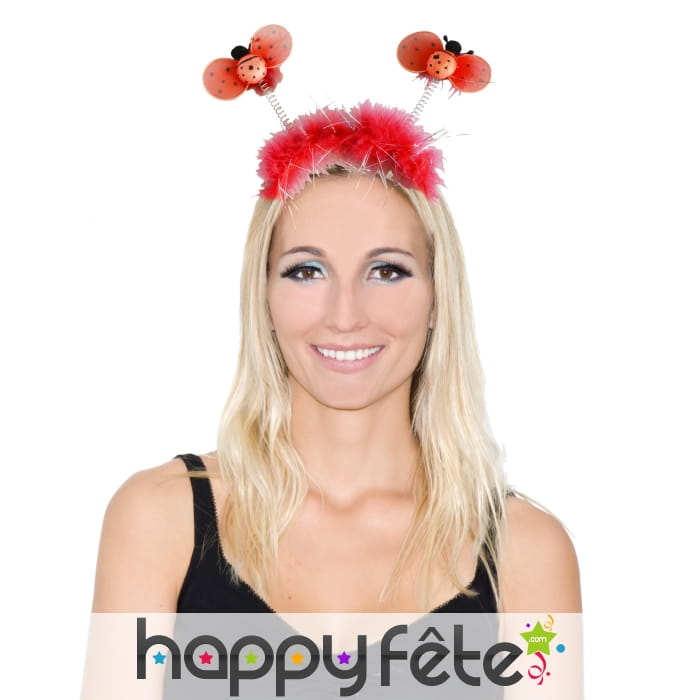 Serre tête coccinelle pour adulte