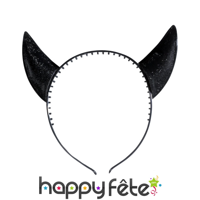 Serre tete diablesse noir