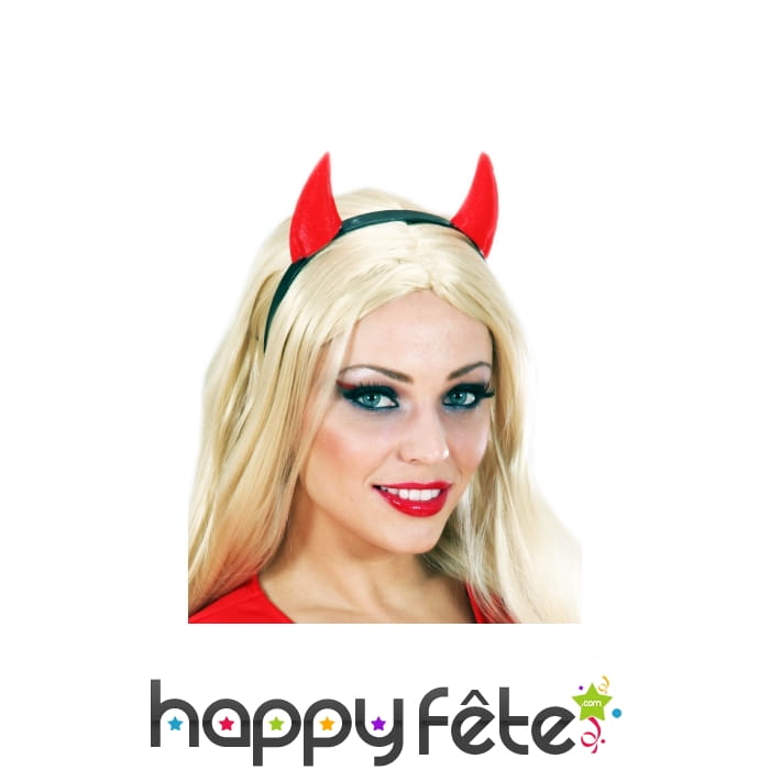 Serre tete diablesse rouge