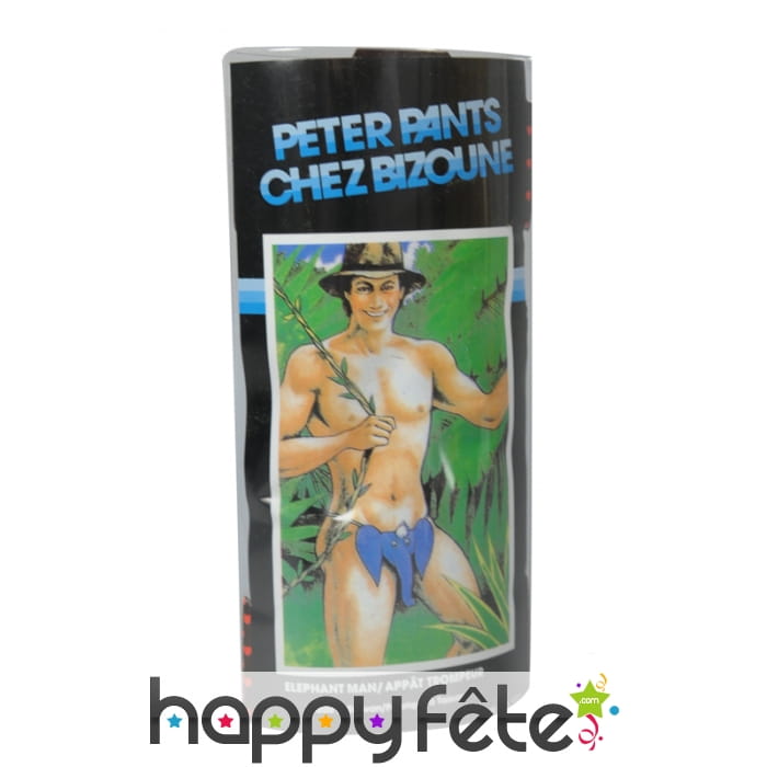 Slip tête d'éléphant bleu