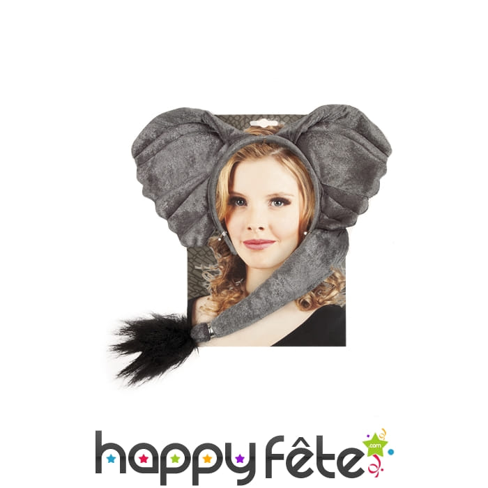 Serre tête et queue d'éléphant