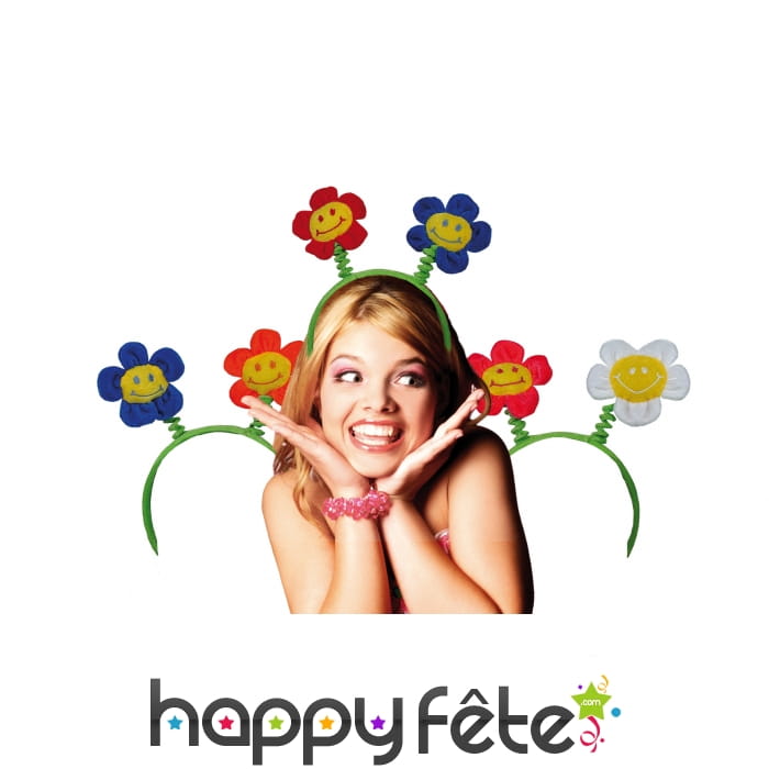 Serre tête fleurs pour femme