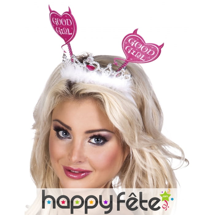 Serre tete Good Girl rose