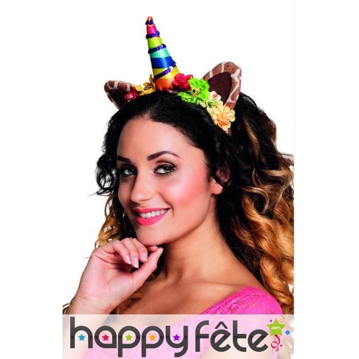 Serre tête licorne taille adulte