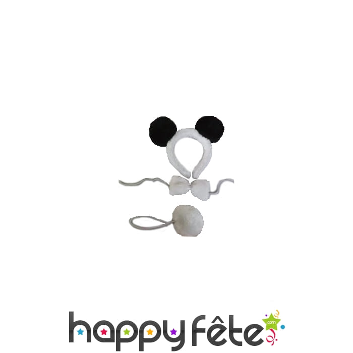 Serre tête noeud papillon et queue de panda