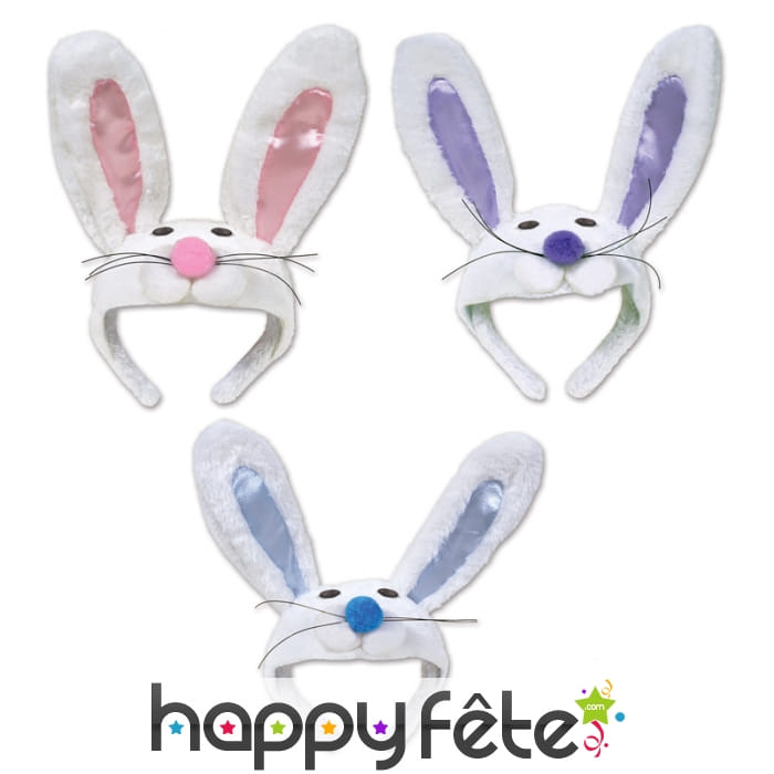 Serre tête oreille et tête de lapin