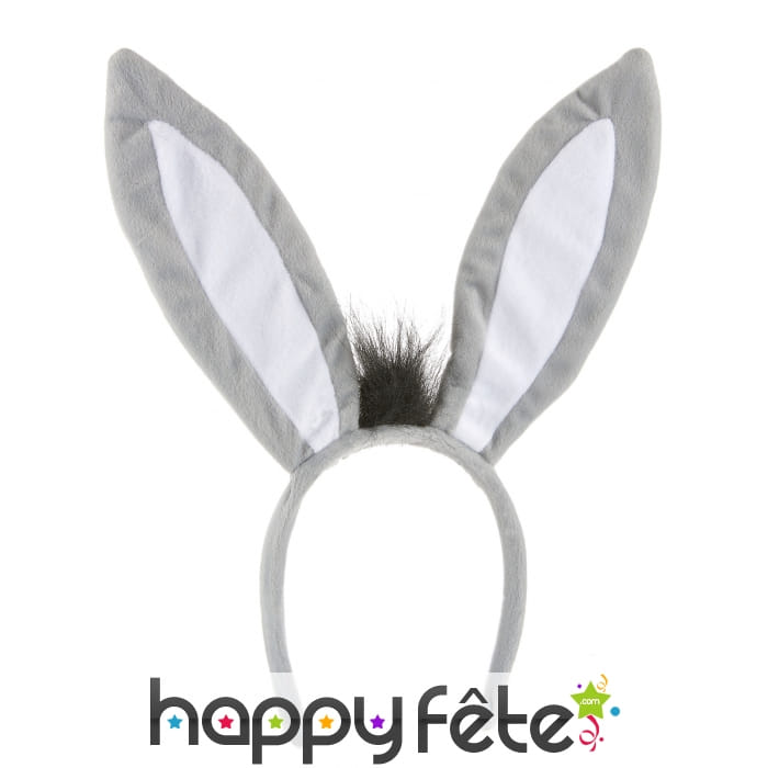 Serre tête oreilles d'âne pour adulte