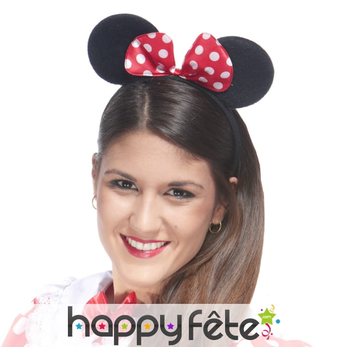 Serre-tête oreilles de Madame souris adulte