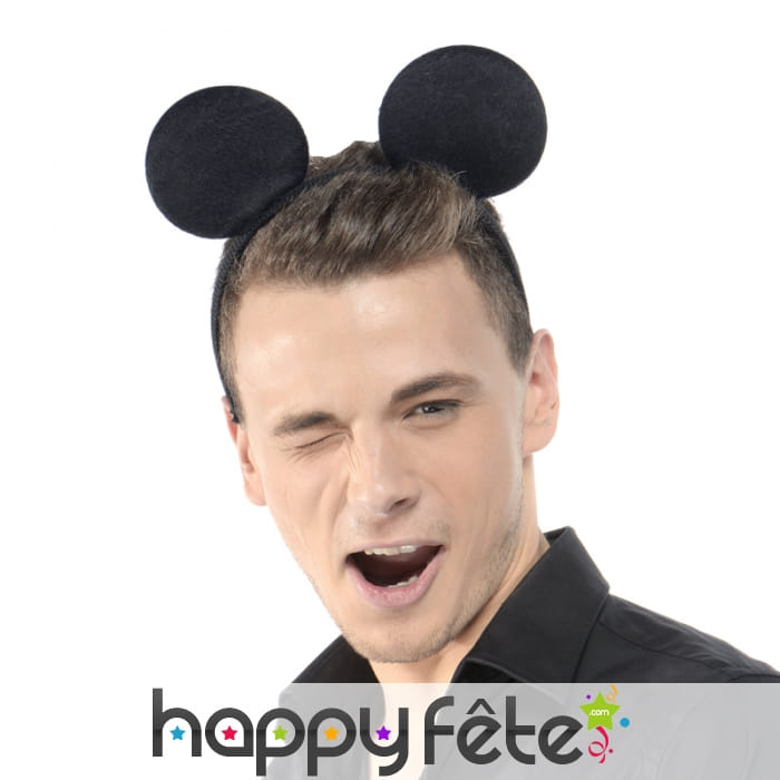 Serre-tête oreilles de Monsieur souris pour adulte