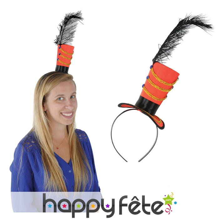 Serre tete petit chapeau madame loyal