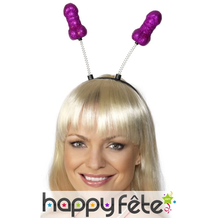 Serre-tête zizi rose