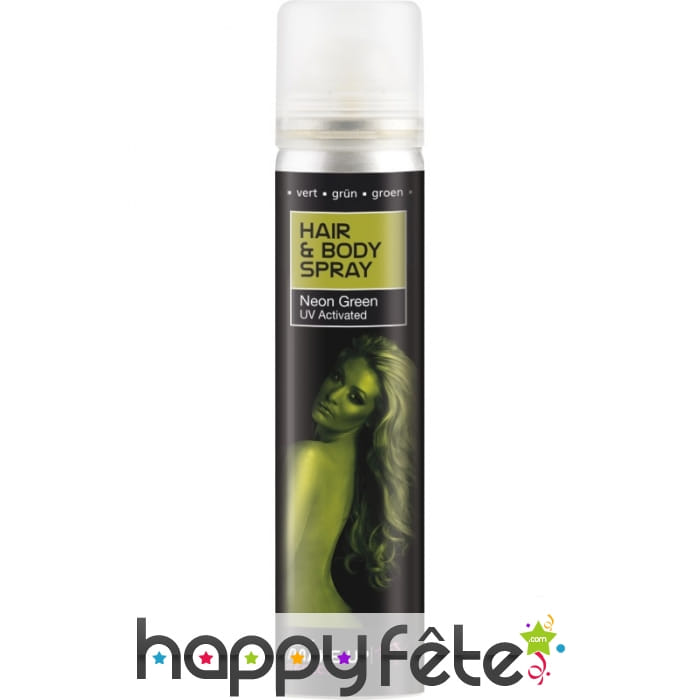 Spray UV corps et cheveux vert