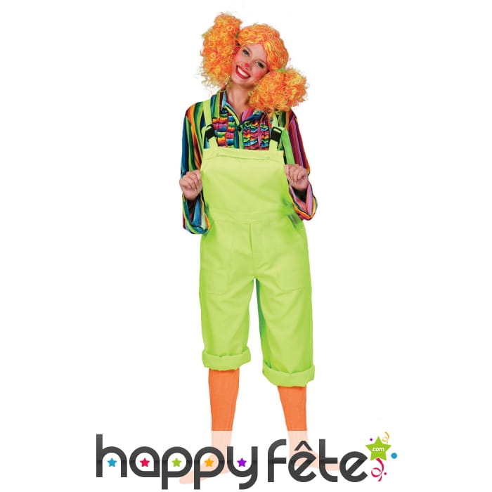 Salopette verte fluo