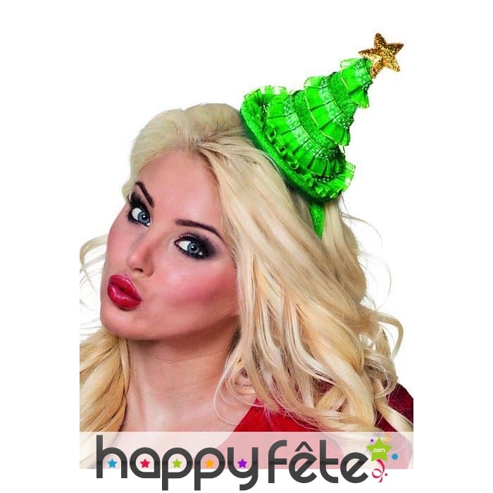 Sapin vert sur serre-tête