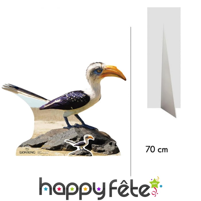 Silhouette Zasu du Roi Lion le film, taille réelle