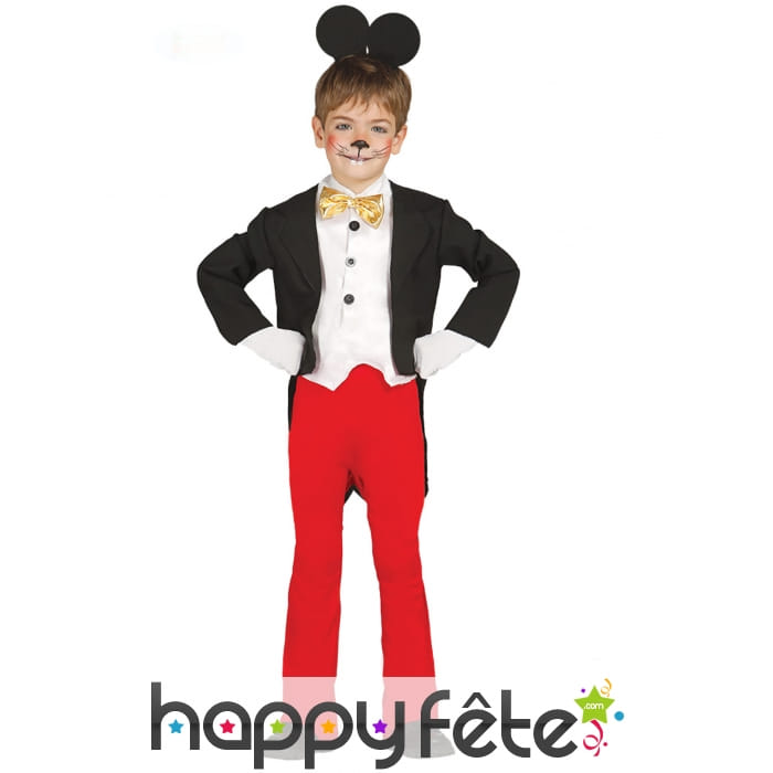 Tenue 3 pièces de souris pour enfant