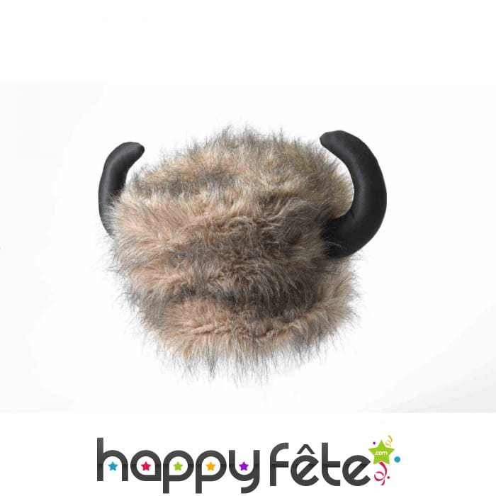 Toques à cornes en fausse fourrure