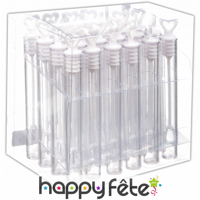 Tube bulle de savon. Mariage