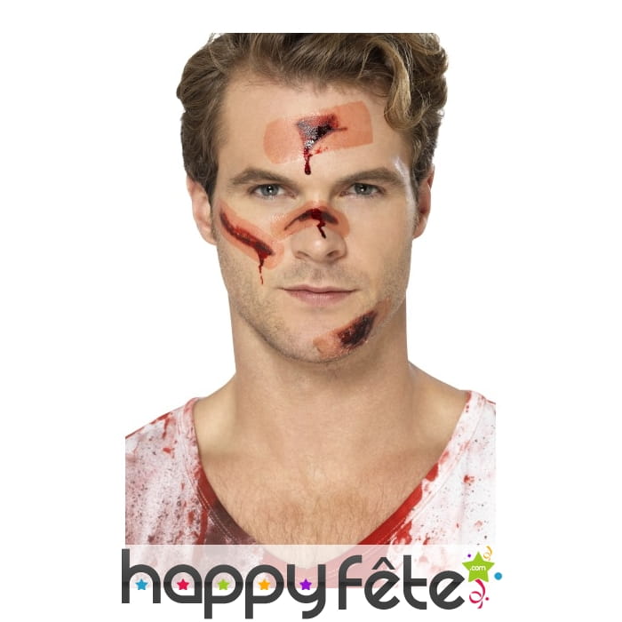 Tatouage blessures et pansements arrachés