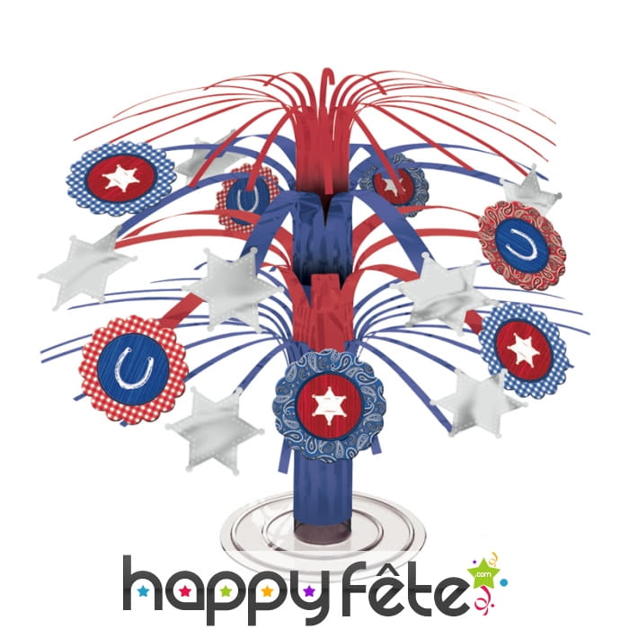 Tourniquet centre de table Western