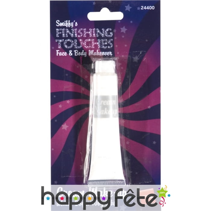 Tube crème maquillage blanc