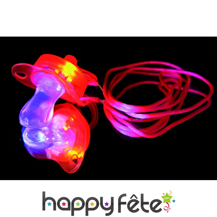 Tetine clignotante rose