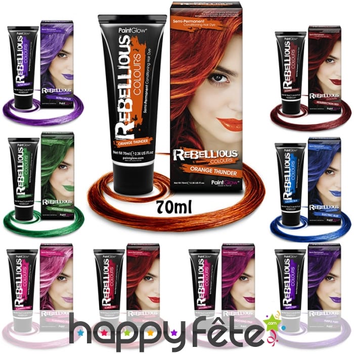 Teinture capillaire semi permanente pour adulte
