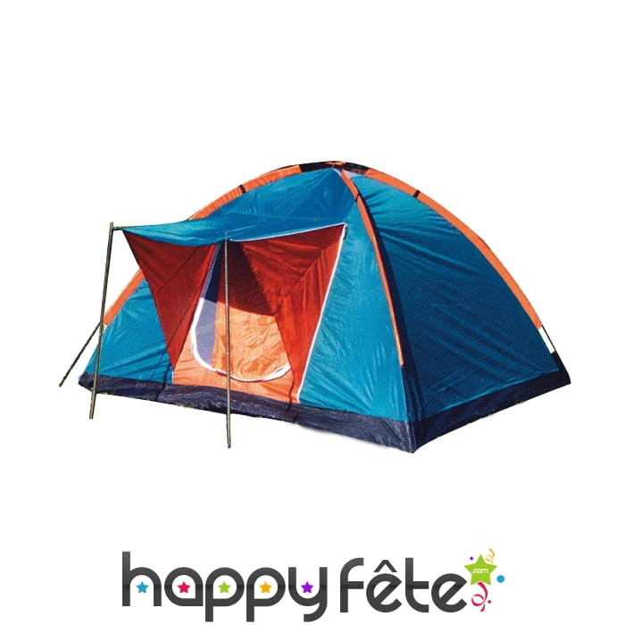 Tente dome 3 places avec auvent