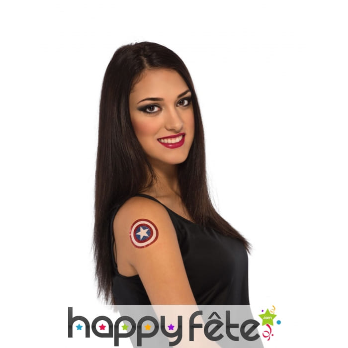 Tatouage du bouclier de Captain America